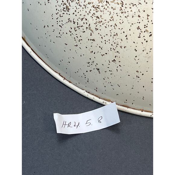 Vtg Christmas Tree Stand Holder Gibbs Safe-T-Tree Mid Century Cream Gold Enamel - Picture 11 of 11